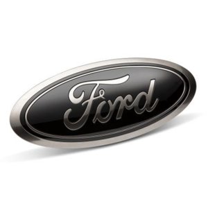 Ford Super Duty Emblem Kit - Front + Rear - Ford Racing - Smoked Chrome Oval w/o Camera Provision - Black - `20-`22 Ford Super Duty Emblem Kit - Front + Rear - Ford Racing - Smoked Chrome Oval w/o Camera Provision - Black - `20-`22